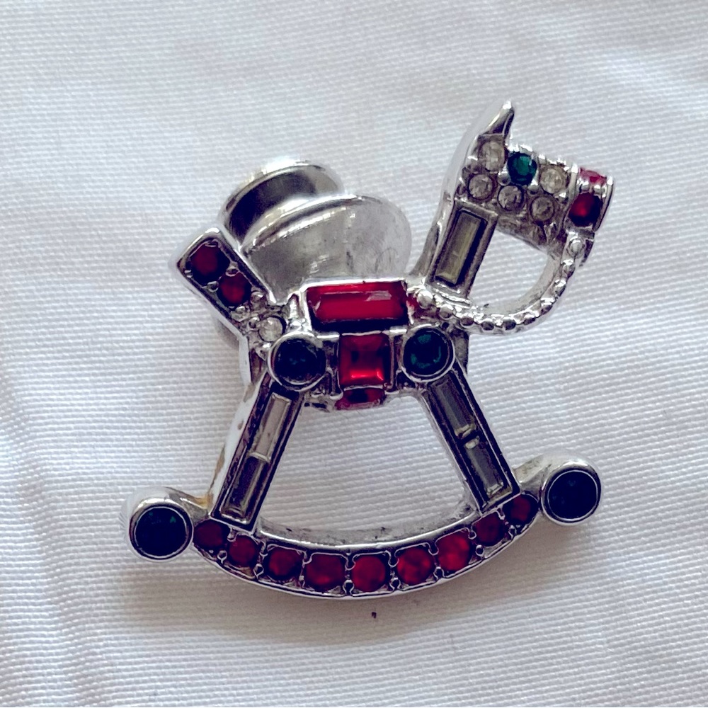 Christmas pin pony